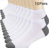 Noxwear - 10/5/3pairs Breathable Con Sports Stockings Men Bamboo Fiber Autumn and Winter Men Socks Sweat Absorption Deodorant.