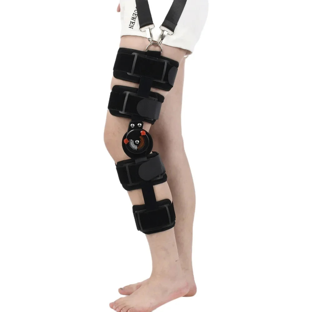 Noxwear - Model Orthopedic Support Stabilizer After Surgery Adjustable Hinged Knee Brace Knee Joint Fixation Stretcher Health Care