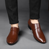 Noxwear - Oxfords Leather Shoes for Men Luxury Big Size 38-50 Men Dress Shoes