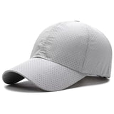 Noxwear - Hat Men Spring Summer Solid Color Mesh Cap Baseball Cap Women Autumn Korean Edition Sunscreen Hat Mesh Breathable Peaked Cap