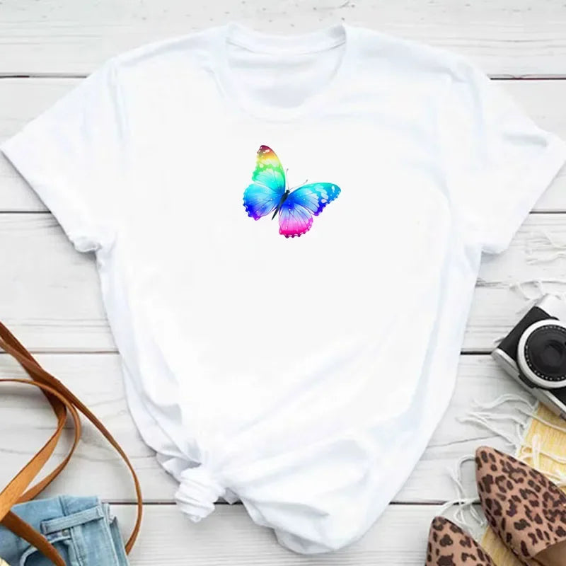 Noxwear - Butterfly Petal Graphic Tee
