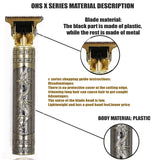 Noxwear - Vintage T9 Hair Clipper Beard Shaving Body Hair Trimmer Clippers Electric Men Haircut Machine 0mm Barber Shaver