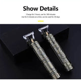 Noxwear - Retro T9 Original Haircutting Machine Set Jackets Trimmer Men's Electric Shaver Male Lence Pro Barber Shaver for Sensitive Areas
