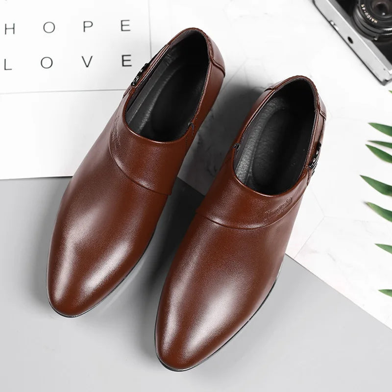 Noxwear - Oxfords Leather Shoes for Men Luxury Big Size 38-50 Men Dress Shoes