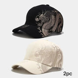 Noxwear - Chinese Style Dragon Pattern Baseball Hat For Men And Women, Versatile National Tide Cap, Hip Hop Hip Hop Skateboarding, Cool