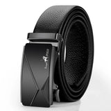 Noxwear - OYIFAN Men Belt Genuine Leather Belt for men Automatic belts Adjustable waistband Business belts 허리띠