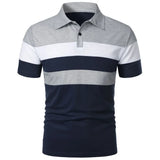 Summer Luxury Polo Shirt Mens Polo Large T Shirts Stritching Shorts Sleeve Turn-down Collar Business Tee Shirt Sweatwear 6XL