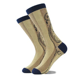 Noxwear - Cotton Happy Funny Socks Men Alien Planet Shark Crazy Design Sokken Unisex Novelty Dinosaur Crew Skateboard Calcetines Hombre