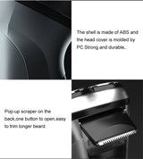 Noxwear - ENCHEN Blackstone Electrical Rotary Shaver for Men 3D Floating Blade Washable Type-C USB Rechargeable Shaving Beard Machine