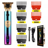 Noxwear - T9 LCD Electric Hairdresser Oil Shaving Head Electric Pusher Carving