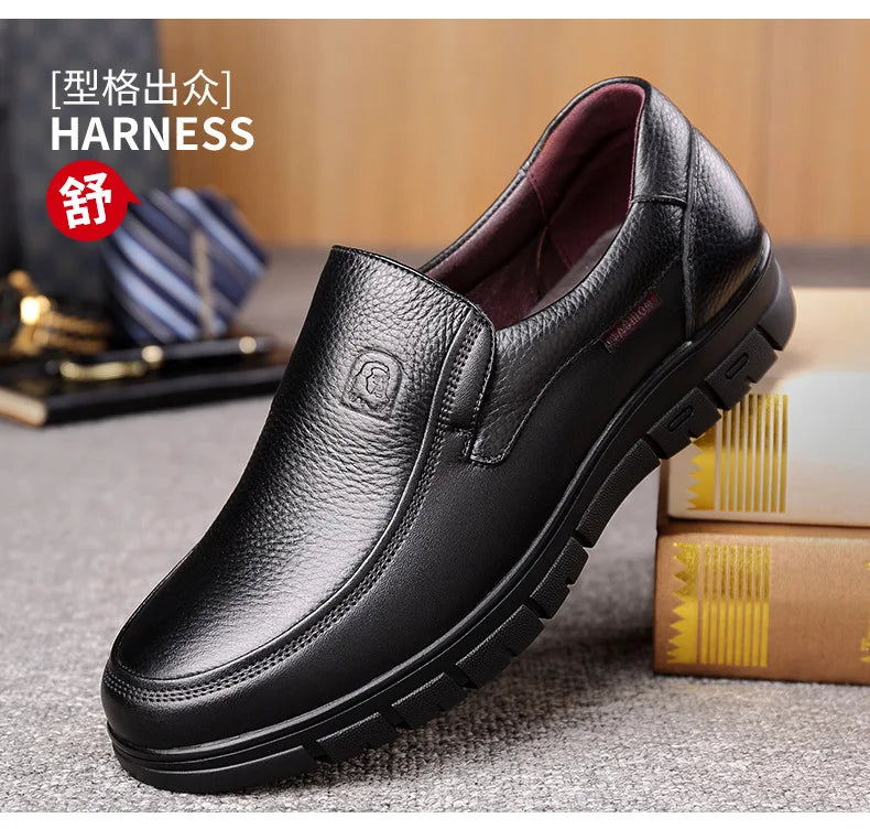 Noxwear - Summer New Men Leather Shoes soft soled