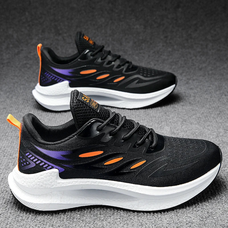 Noxwear - Men's Breathable Sports Shoes Spring New Mesh Casual Fashion Versatile Trendy Men's Shoes Summer Running Shoes Suitable for Outdoor Sports