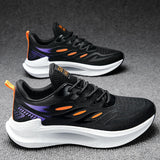 Noxwear - Men's Breathable Sports Shoes Spring New Mesh Casual Fashion Versatile Trendy Men's Shoes Summer Running Shoes Suitable for Outdoor Sports