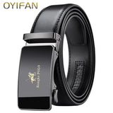 Noxwear - Men Belt Automatic Buckle Belt Fashion Alloy Belts Genune Leather Luxury Belts for Men Business Luxury Designer Clothes