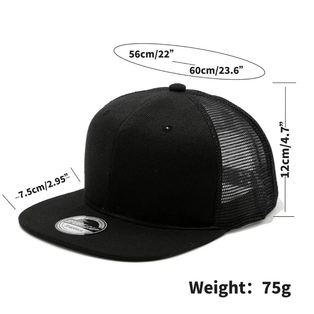 Noxwear-2026 New 1PC Hot Sale Cap Plain Snapback Hat High Quality Adult Hip Hop Baseball Cap Men Women Outdoor Leisure Baseball Hat