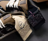 Noxwear - Chaussettes d'équipage Cactus Jack en coton pour hommes, 3 paires/boîte, livraison gratuite