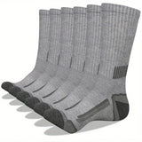 Noxwear - 6 Pairs of MEN'S Sports Socks, Sweat Absorbing, Comfortable and Breathable, Suitable for Basketball Training and Outdoor Running