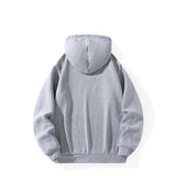Noxwear - Men's Casual Thicken Hoodies Autumn Winter Long Sleeve Pullover Fashion Loose Solid Color Sweatshirt Spring Warm Outdoor Hoody