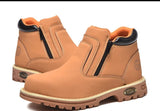 Noxwear - Steel toe cap boots waterproof non-slip work shoes for men women anti smash anti puncture leather construction site safety shoes