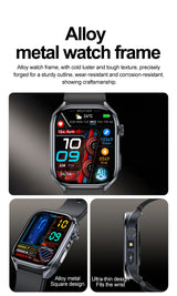 Noxwear - 2025 New Accurate ECG Smart Watch Heart Health Analysis Blood analysis Blood Lipid Blood Pressure BT call Smart Watches For Men