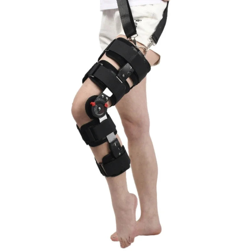Noxwear - Model Orthopedic Support Stabilizer After Surgery Adjustable Hinged Knee Brace Knee Joint Fixation Stretcher Health Care