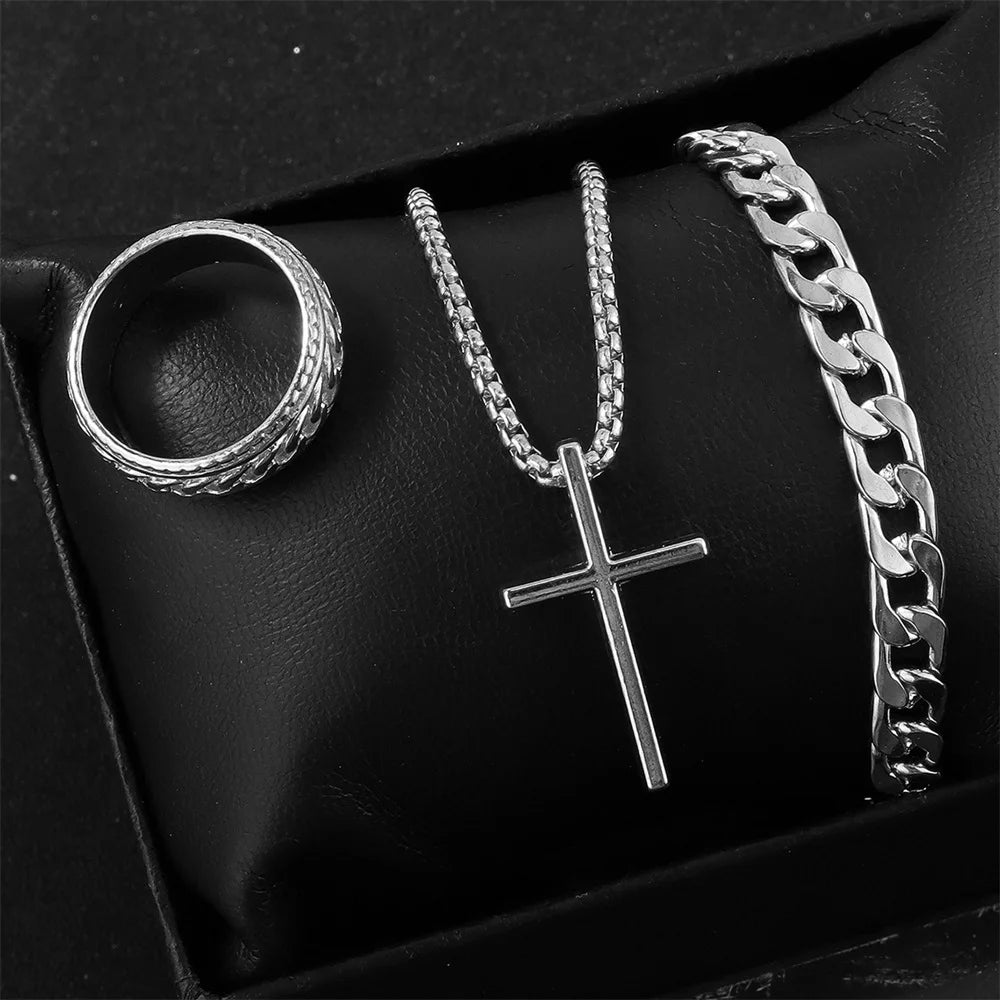 NoxWear - Cross Jewelry Set