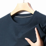Noxwear - New Summer Waffle Round Neck Short Sleeved T-shirt for Men's Short Sleeved Top
