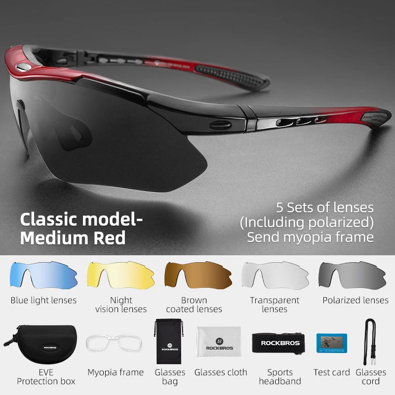 Noxwear - ROCKBROS Polarized Cycling Glasses