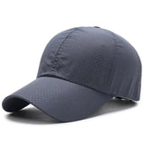 Noxwear-Dry Quickly Sun Cap Woman Outdoors Casual Sport Hat Men Big Size Baseball Cap 60-65cm Adjustable Sun Visor Cap Peaked Cap