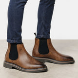 Noxwear - 2026 Men Chelsea Boots Ankle Boots For Men Retro Comfortable Brand Retro Fashion