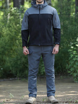 Noxwear - Men's Winter Pants Water Resistant Fleece Lined Snowboard Ski Softshell Tactical Pants with Multi-Pockets Outdoor Work Pants