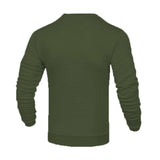 Noxwear - Men's coat fashion small check Waffle youth round neck jacquard check hoodie