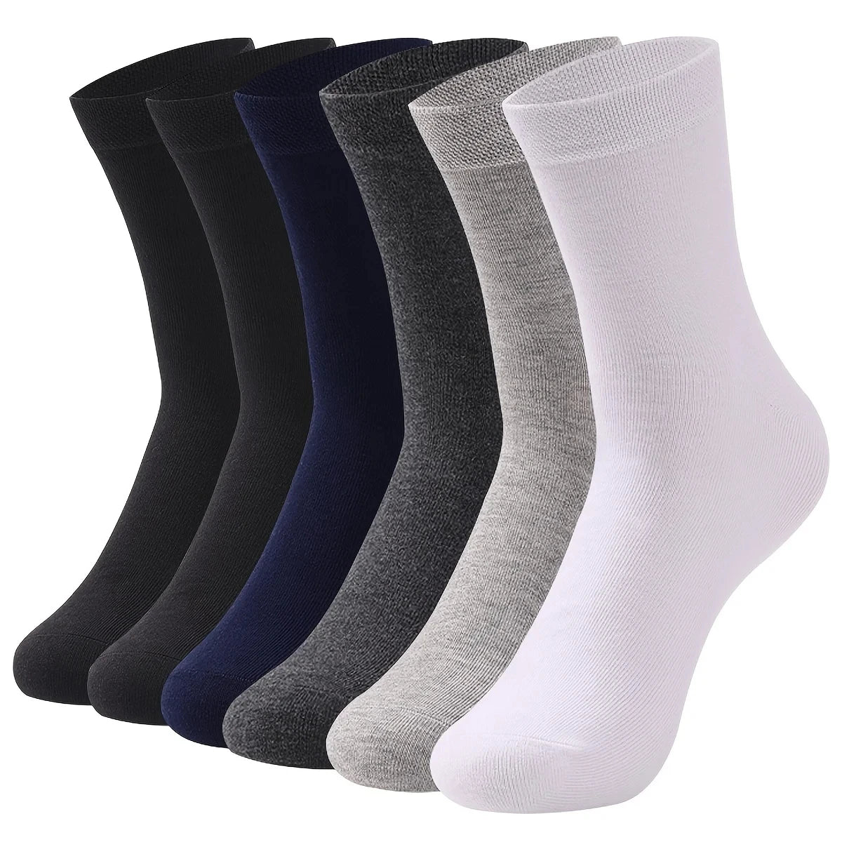 Noxwear - 10/5/3pairs Breathable Con Sports Stockings Men Bamboo Fiber Autumn and Winter Men Socks Sweat Absorption Deodorant.