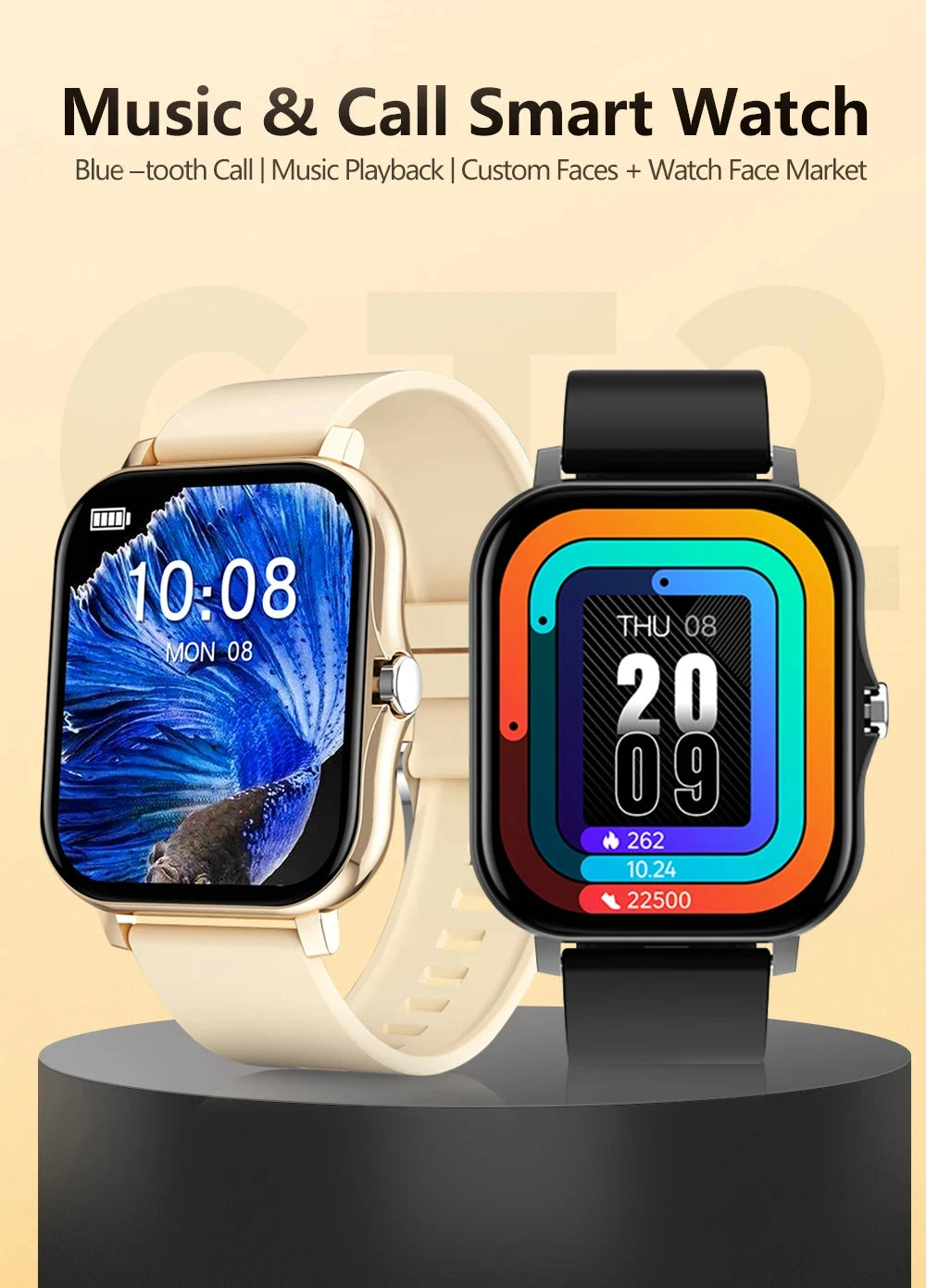 Noxwear - KESHUYOU New Bluetooth Call Smart Watch Information Push Men Women Health Monitoring Watch Pedometer Smart Watch For Android IOS