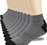 Noxwear - 10/5/3pairs Breathable Con Sports Stockings Men Bamboo Fiber Autumn and Winter Men Socks Sweat Absorption Deodorant.
