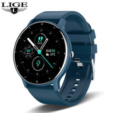 Noxwear - LIGE Smart Watch Women Men Full Touch Screen Bluetooth Call Smartwatch Waterproof Sports Fitness Tracker Watches for Android iOS