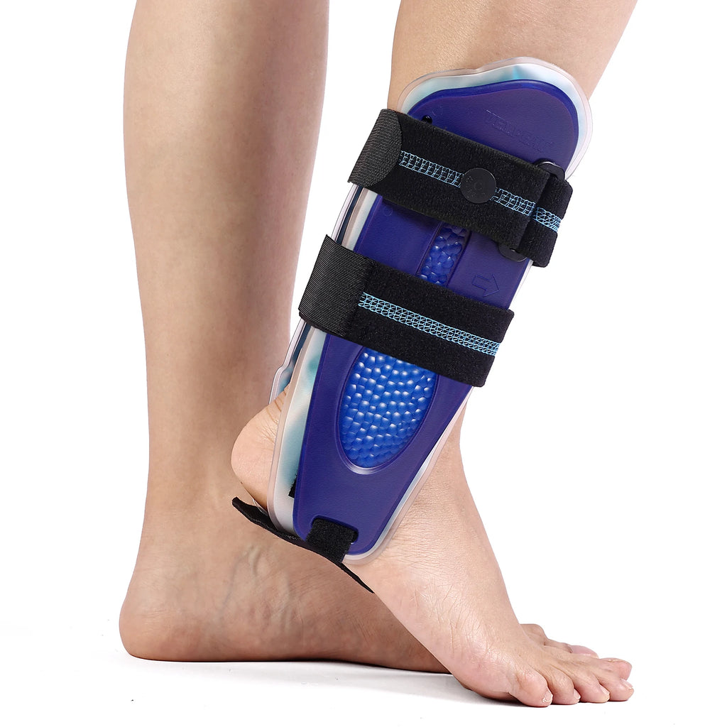 Noxwear - VELPEAU Ankle Splint Brace for Foot Support, Fracture and Sprain, Adjustable Stirrup Ankle Immobilizer, Two Models Can be Choose