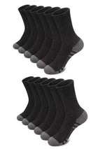 Noxwear - 12Pairs Men's Outdoor Gym Socks High Quality Comfortable Soft Ground-Gripping Football Large Size New Style