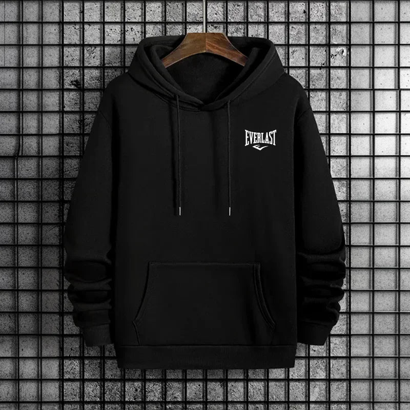 Noxwear - Men's Hoodie Autumn Winter High Grade Warm Sweatshirt Male Daily Casual Fashion Pullover Outdoor Gym Fitness Sporty Hooded Coats