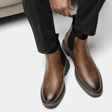 Noxwear - 2026 Men Chelsea Boots Ankle Boots For Men Retro Comfortable Brand Retro Fashion
