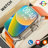 Noxwear - LAXASFIT Smart Watch Bluetooth Talk Smartwatch Message Alert Heart Rate Monitor Sports Watch for Android IOS Men Women