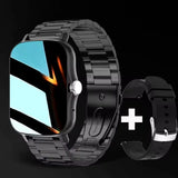 Noxwear - New Smart Watch 2.01 Inch HD Display Answer Make Call Message Preview Sport Modes smartwatch DIY Dial Weather Forecast Men Women