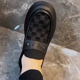 Noxwear - 2025 Autumn New British Style Mens Casual Shoes Fashion Trend Board Shoes Male Flat Shoes Platform Business Casual Loafers Mens
