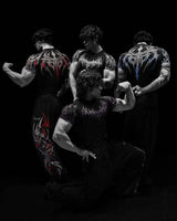 Noxwear - GYM T-shirt Men's Dark Gothic Print Muscle Tee  High Elasticity And Quick Drying Exercise For Bodybuilding Training 2025 Summer
