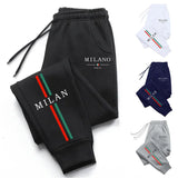 Noxwear - Hot Sale Milan City Printed Jogger Pants High Quality Men's Autumn Winter Casual Sports Sweatpants Outdoor Running Wear