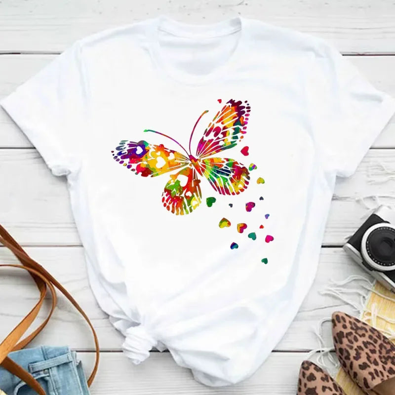Noxwear - Butterfly Petal Graphic Tee