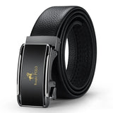 Noxwear - OYIFAN Men Belt Genuine Leather Belt for men Automatic belts Adjustable waistband Business belts 허리띠