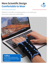 Noxwear - VELPEAU Wrist Brace for Carpal Tunnel, Arthritis, Tendonitis, Sprain, Injuries and Pain Relief, Wrist Splint for Women Men