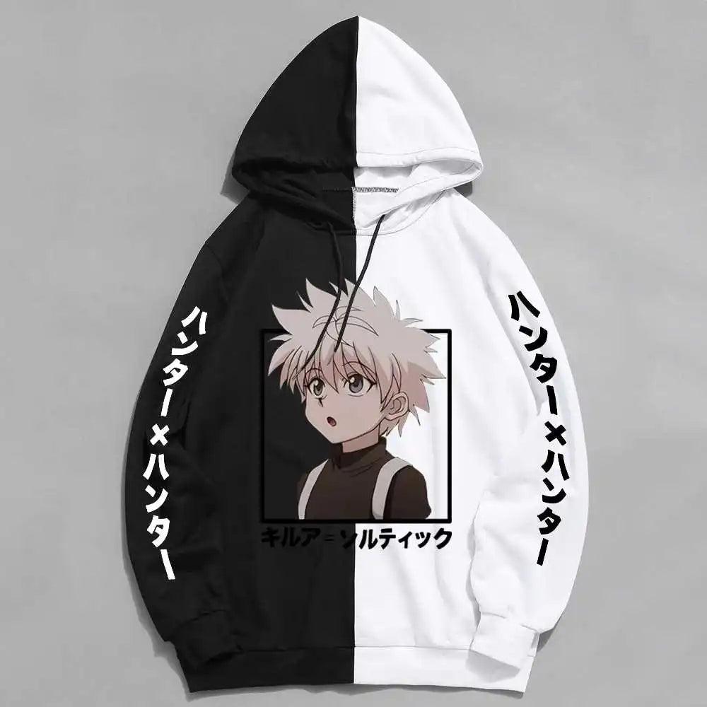 Noxwear - Hunter X Hunter Killua Zoldyck Mens Hoodies Autumn  Boys Girls Sweatshirts Fashion  3D Anime Print Hoodie