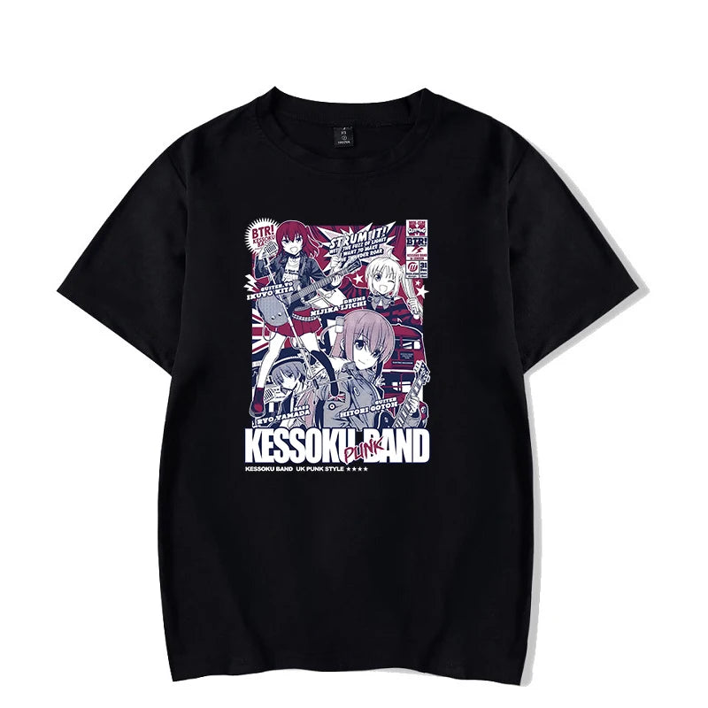 Noxwear - Classic Special TShirt Bocchi the Rock Gotou Hitori Manga Shirt Anime Comfortable Hip Hop Graphic T Shirt Short Sleeve Tees
